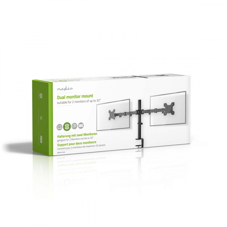 Nedis Desk Monitor Mount | 2 Skjerm(er) | 15 - 32 