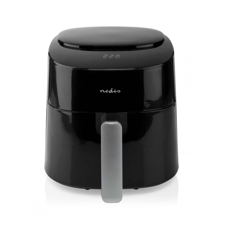 Nedis Hot Air Fryer | 4,2 l | Timer: 240 min | Antall forhåndinnstilte programmer: 8 | Digitalt | Sort