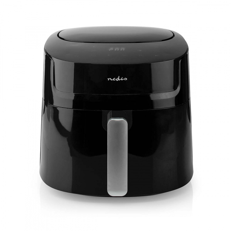 Nedis Hot Air Fryer | 7,2 l | Timer: 240 min | Antall forhåndinnstilte programmer: 8 | Digitalt | Sort Nedis Hot Air Fryer | 7,2 l | Timer: 240 min | Antall forhåndinnstilte programmer: 8 | Digitalt | Sort