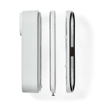 Nedis SmartLife Video Dør Telefon | Nettstrøm drevet | 1536x1536 | Cloud Storage (valgfritt) / microSD (ikke inkludert) / Onvif | IP65 | Med bevegelses sensor | Hvit