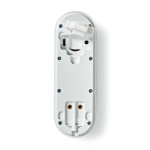 Nedis SmartLife Video Dør Telefon | Nettstrøm drevet | 1536x1536 | Cloud Storage (valgfritt) / microSD (ikke inkludert) / Onvif | IP65 | Med bevegelses sensor | Hvit