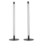 Nedis SmartLife humørlys | Wi-Fi | Tube | 600 lm | RGBIC / Varm til avkjølt hvitt | 2700 - 6500 K | 36 W | Metall | 2 stk