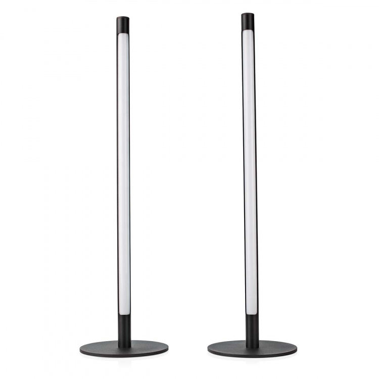 Nedis SmartLife humørlys | Wi-Fi | Tube | 600 lm | RGBIC / Varm til avkjølt hvitt | 2700 - 6500 K | 36 W | Metall | 2 stk