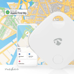 Nedis Nøkkelfinner | Kompatibel med: Apple Find My App | Batteri drevet | 1x CR2032 | batterier følger med | Bluetooth® verson: 5.1 | batteritid opp til: 1 år | Hvit | 1 stk Nedis Nøkkelfinner | Kompatibel med: Apple Find My App | Batteri drevet | 1x CR2032 | batterier følger med | Bluetooth® verson: 5.1 | batteritid opp til: 1 år | Hvit | 1 stk