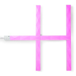 Nedis SmartLife Dekorative Lys | Veggbar | Wi-Fi | RGBIC / Varm Hvit | Android™ Nedis SmartLife Dekorative Lys | Veggbar | Wi-Fi | RGBIC / Varm Hvit | Android™