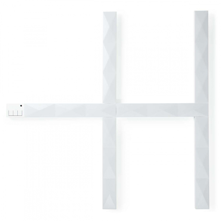 Nedis SmartLife Dekorative Lys | Veggbar | Wi-Fi | RGBIC / Varm Hvit | Android™ Nedis SmartLife Dekorative Lys | Veggbar | Wi-Fi | RGBIC / Varm Hvit | Android™