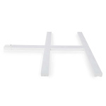 Nedis SmartLife Dekorative Lys | Veggbar | Wi-Fi | RGBIC / Varm Hvit | Android™ Nedis SmartLife Dekorative Lys | Veggbar | Wi-Fi | RGBIC / Varm Hvit | Android™