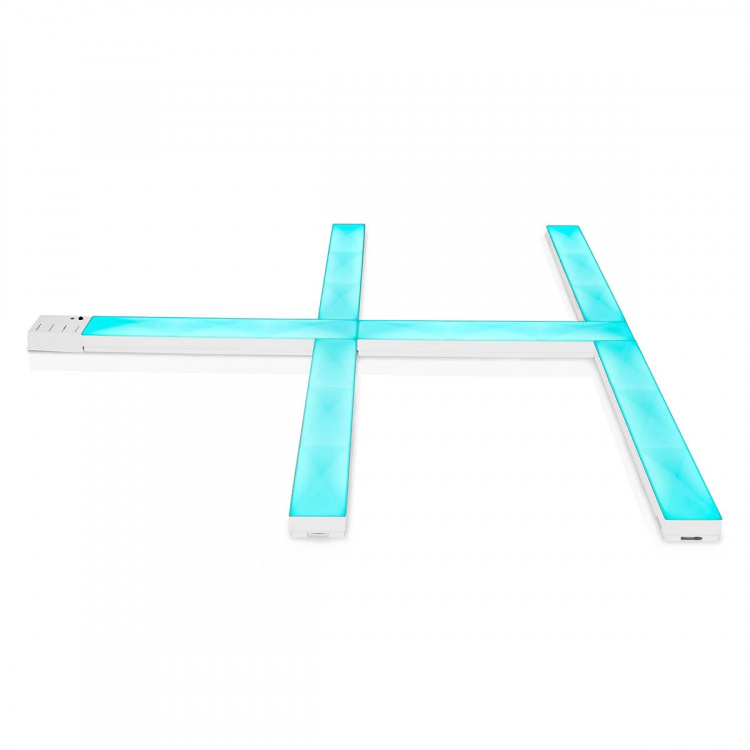 Nedis SmartLife Dekorative Lys | Veggbar | Wi-Fi | RGBIC / Varm Hvit | Android™ Nedis SmartLife Dekorative Lys | Veggbar | Wi-Fi | RGBIC / Varm Hvit | Android™