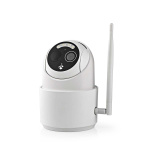 Nedis SmartLife Utendørs kamera | Full HD 1080p | Panorering og vipping | IP65 | Maks. batteri levetid: 5 Måned | Cloud Storage (valgfritt) / microSD (ikke inkludert) | 5 V DC | Med bevegelses sensor | Nattsyn | Hvit Nedis SmartLife Utendørs kamera | Full HD 1080p | Panorering og vipping | IP65 | Maks. batteri levetid: 5 Måned | Cloud Storage (valgfritt) / microSD (ikke inkludert) | 5 V DC | Med bevegelses sensor | Nattsyn | Hvit