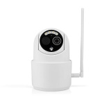 Nedis SmartLife Utendørs kamera | Full HD 1080p | Panorering og vipping | IP65 | Cloud Storage (valgfritt) / microSD (ikke inkludert) | 5 V DC | Med bevegelses sensor | Nattsyn | Hvit Nedis SmartLife Utendørs kamera | Full HD 1080p | Panorering og vipping | IP65 | Cloud Storage (valgfritt) / microSD (ikke inkludert) | 5 V DC | Med bevegelses sensor | Nattsyn | Hvit