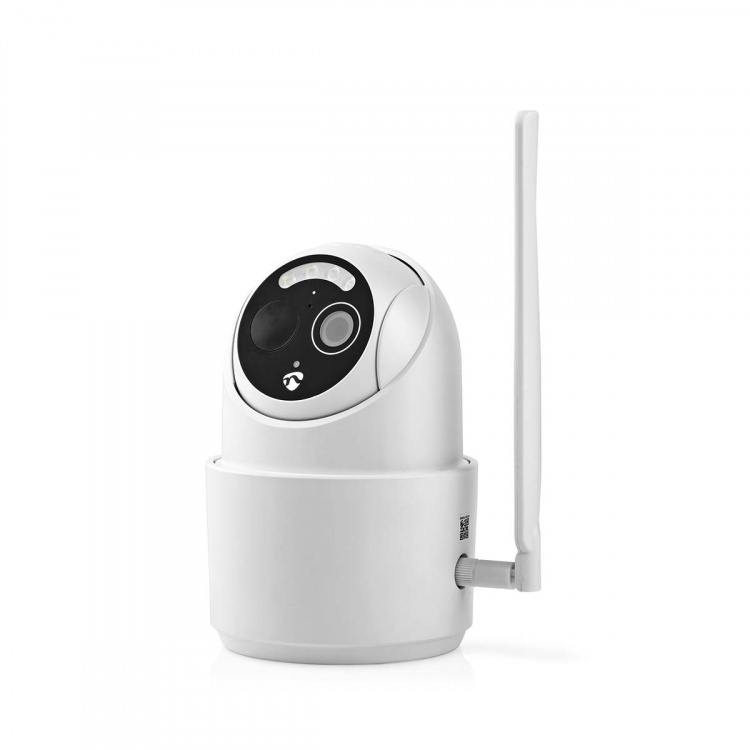 Nedis SmartLife Utendørs kamera | Full HD 1080p | Panorering og vipping | IP65 | Cloud Storage (valgfritt) / microSD (ikke inkludert) | 5 V DC | Med bevegelses sensor | Nattsyn | Hvit Nedis SmartLife Utendørs kamera | Full HD 1080p | Panorering og vipping | IP65 | Cloud Storage (valgfritt) / microSD (ikke inkludert) | 5 V DC | Med bevegelses sensor | Nattsyn | Hvit