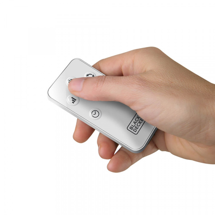 BLACK+DECKER Søylevifte Hvit 102cm