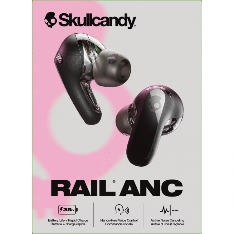 Skullcandy Rail ANC True Wireless In-Ear Svart Skullcandy Rail ANC True Wireless In-Ear Svart