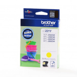 Brother Blekk LC221Y LC-221 Gul Brother Blekk LC221Y LC-221 Gul