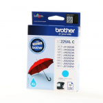 Brother Blekk LC225XLC LC-225XL Cyan Brother Blekk LC225XLC LC-225XL Cyan
