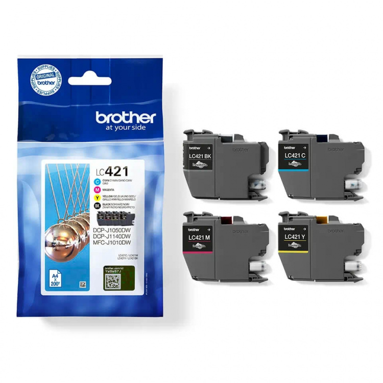 Brother Blekk LC421VAL LC-421 Multipack
