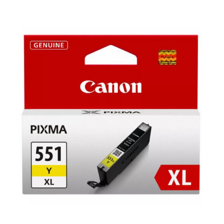 Canon Blekk 6446B001 CLI-551XL Gul