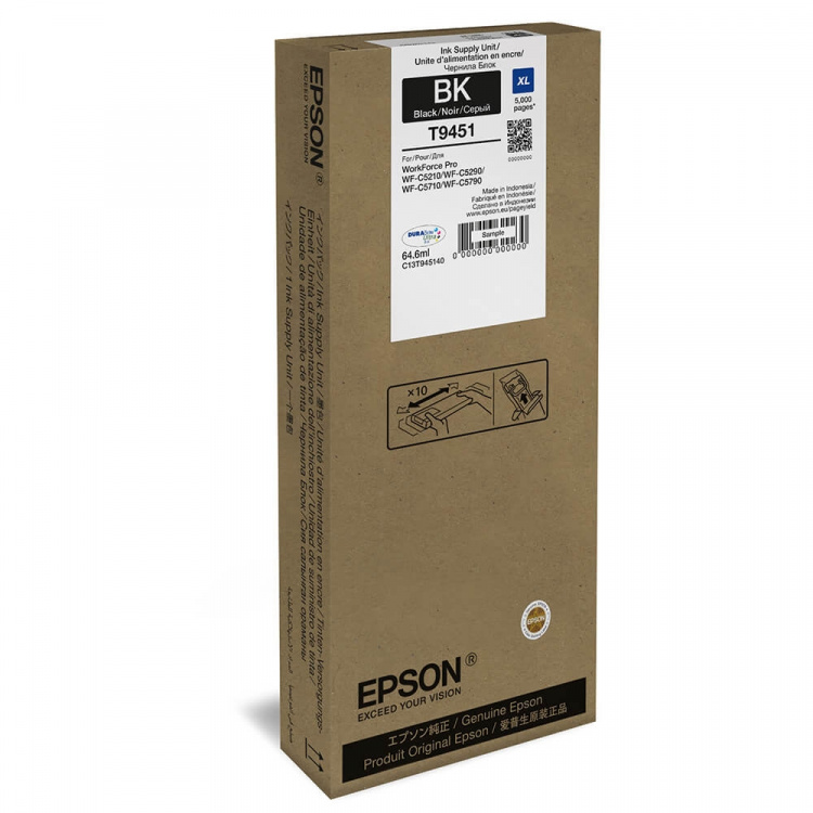 EPSON Blekk C13T945140 T9451 XL Svart EPSON Blekk C13T945140 T9451 XL Svart