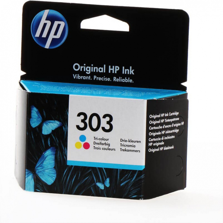 HP Blekk T6N01AE 303 Tri-colour