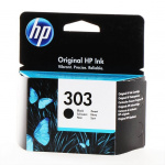 HP Blekk T6N02AE 303 Svart