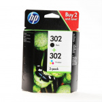 HP Blekk X4D37AE 302 Multipack HP Blekk X4D37AE 302 Multipack