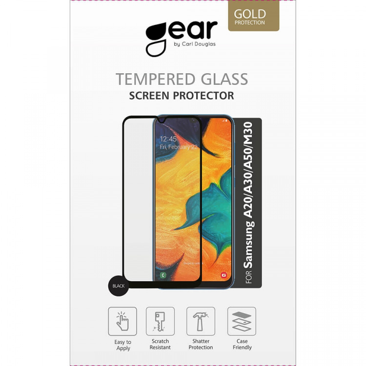 GEAR Herdet Glass 2,5D Samsung A50 / A30 / A20 GEAR Herdet Glass 2,5D Samsung A50 / A30 / A20