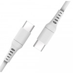 Gear Ladekabel USB-C til USB-C 2.0 3m Kabel Hvit Gear Ladekabel USB-C til USB-C 2.0 3m Kabel Hvit