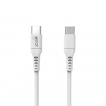 Gear Ladekabel USB-C til USB-C 2.0 2m Kabel Hvit