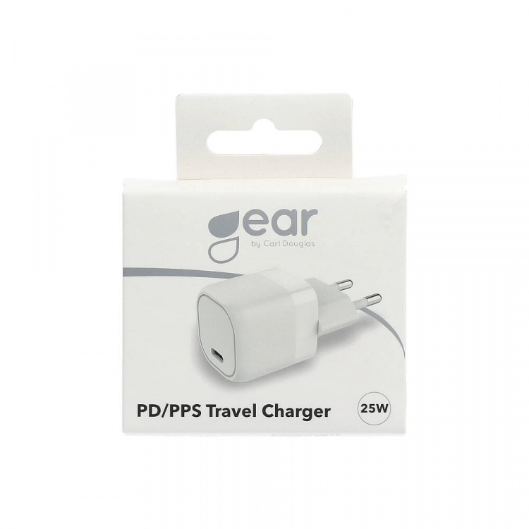 Gear Lader 220V 1xUSB-C PD/PPS 25W Hvit