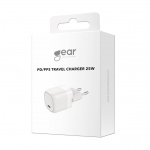 Gear Lader 220V 1xUSB-C PD/PPS 25W Hvit