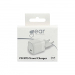 Gear Lader 220V 1xUSB-C PD/PPS 25W Hvit