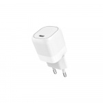 Gear Lader 220V 1xUSB-C PD/PPS 25W, Kabel USB-C-USB-C 1m Gear Lader 220V 1xUSB-C PD/PPS 25W, Kabel USB-C-USB-C 1m