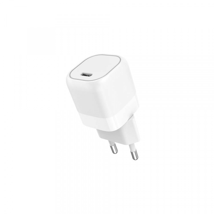 Gear Lader 220V 1xUSB-C PD/PPS 25W, Kabel USB-C-USB-C 1m Gear Lader 220V 1xUSB-C PD/PPS 25W, Kabel USB-C-USB-C 1m