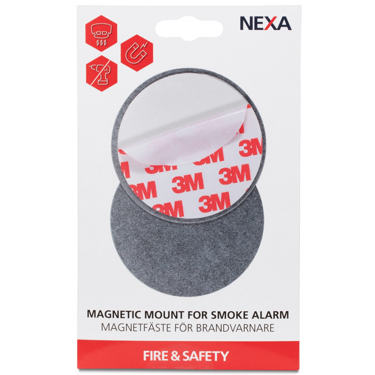 Nexa MF-571 Magnetisk brakett for røykvarslere Ø 7cm