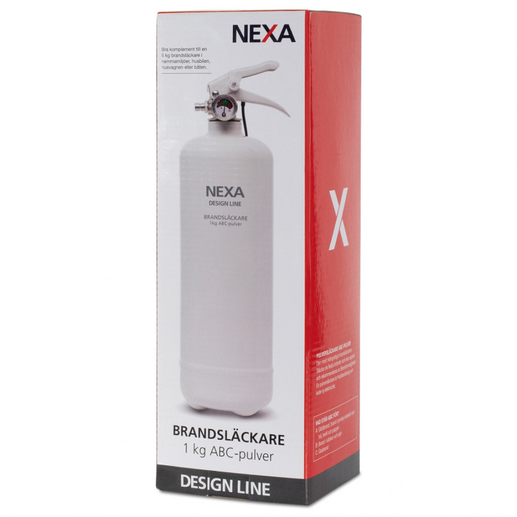 Nexa Brannslukningsapparat Hvit 1kg 8A