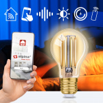 Alpina WiFi Smart E27 LED Filament varmhvit 5,5 W 470 lm