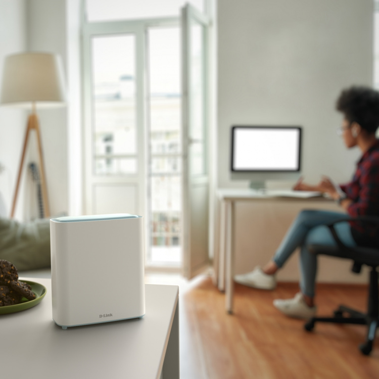 D-Link Eagle Pro AI AX3200 WiFi 6 Mesh 2-pakning D-Link Eagle Pro AI AX3200 WiFi 6 Mesh 2-pakning