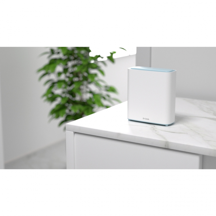 D-Link Eagle Pro AI AX3200 WiFi 6 Mesh 2-pakning D-Link Eagle Pro AI AX3200 WiFi 6 Mesh 2-pakning