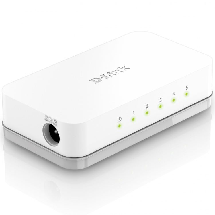 D-Link GO-SW-5E 5-port Fast Ethernet Easy Desktop Switch D-Link GO-SW-5E 5-port Fast Ethernet Easy Desktop Switch