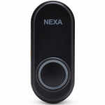 Nexa MLT-1925 Trykknapp for trådløs dørklokke, svart
