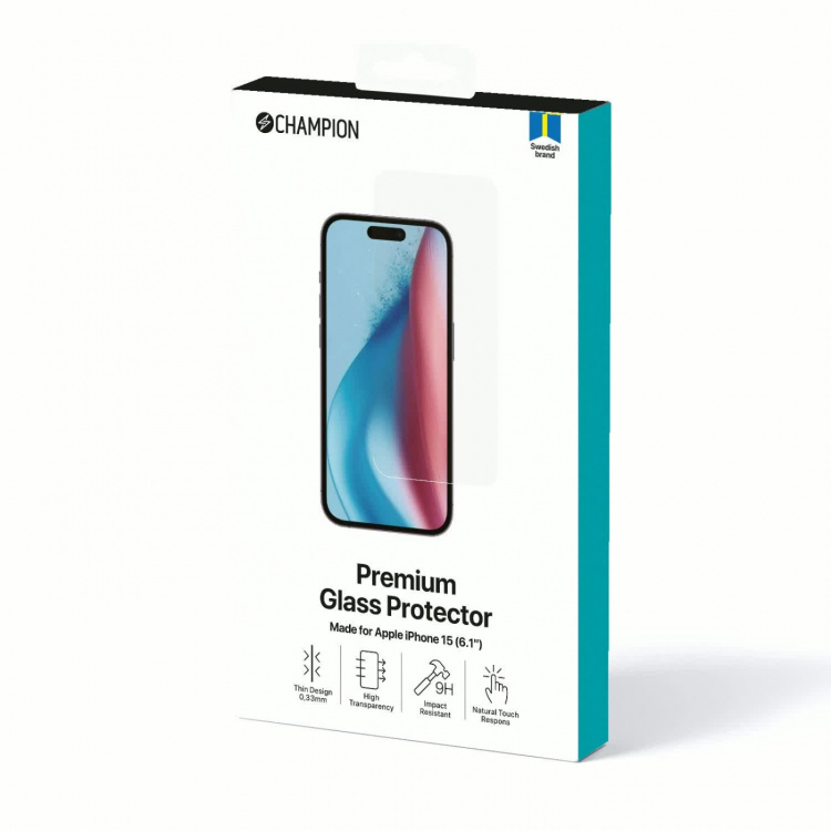 Champion Skjermbeskytter iPhone 16 / 15