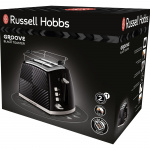Russell Hobbs Brødrister Svart Groove 2S Toast 26390-56