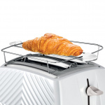 Russell Hobbs Brødrister Hvit Groove 2S Toast 26391-56