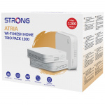 Strong Atria WiFi Mesh 1200 Home kit 2,4+5GHz 3-pakning