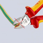 KNIPEX Skråavbitere VDE 160 mm