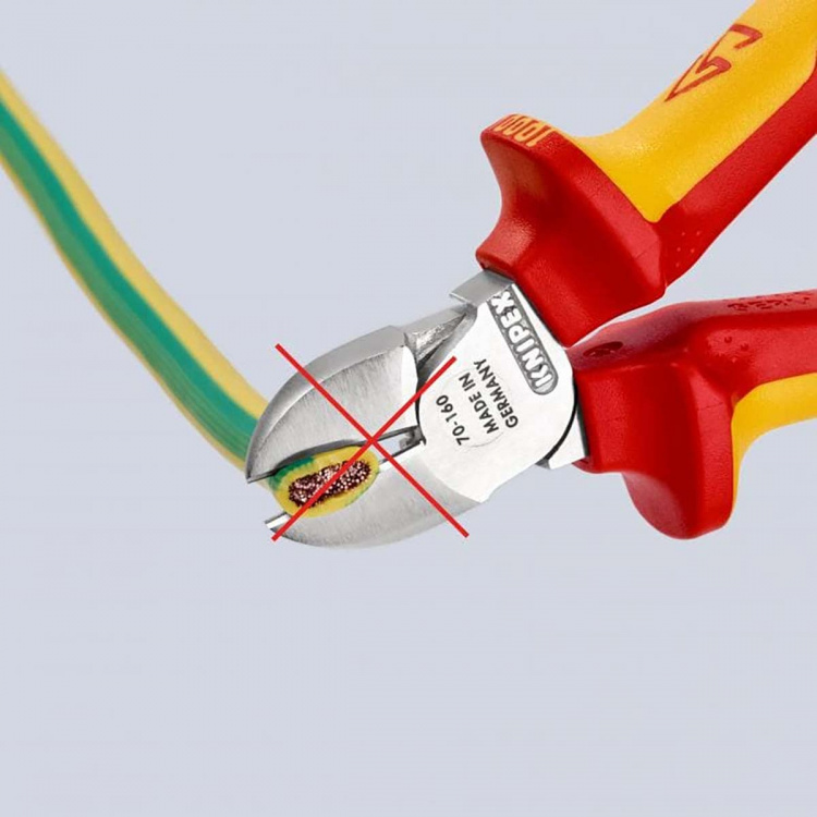 KNIPEX Skråavbitere VDE 160 mm