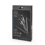 Nedis Optisk lydkabel | TosLink Han | TosLink Han | 5.00 m | Rund | Flettet | Gun Metal Grå | Deksel Vindusboks Nedis Optisk lydkabel | TosLink Han | TosLink Han | 5.00 m | Rund | Flettet | Gun Metal Grå | Deksel Vindusboks