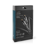 Nedis Optisk lydkabel | TosLink Han | TosLink Han | 5.00 m | Rund | Flettet | Gun Metal Grå | Deksel Vindusboks Nedis Optisk lydkabel | TosLink Han | TosLink Han | 5.00 m | Rund | Flettet | Gun Metal Grå | Deksel Vindusboks