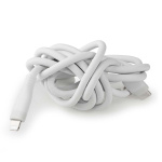 Nedis Lightning Kabel | USB 2.0 | Apple Lightning 8-Pinners | USB-C™ Hann | 480 Mbps | Nikkel belagt | 1.50 m | Rund | Silikon | Hvit | Boks