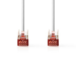 Nedis CAT6a nettverkskabel | S/FTP | RJ45 Han | RJ45 Han | 1.50 m | Snagless | Rund | LSZH | Hvit | Boks